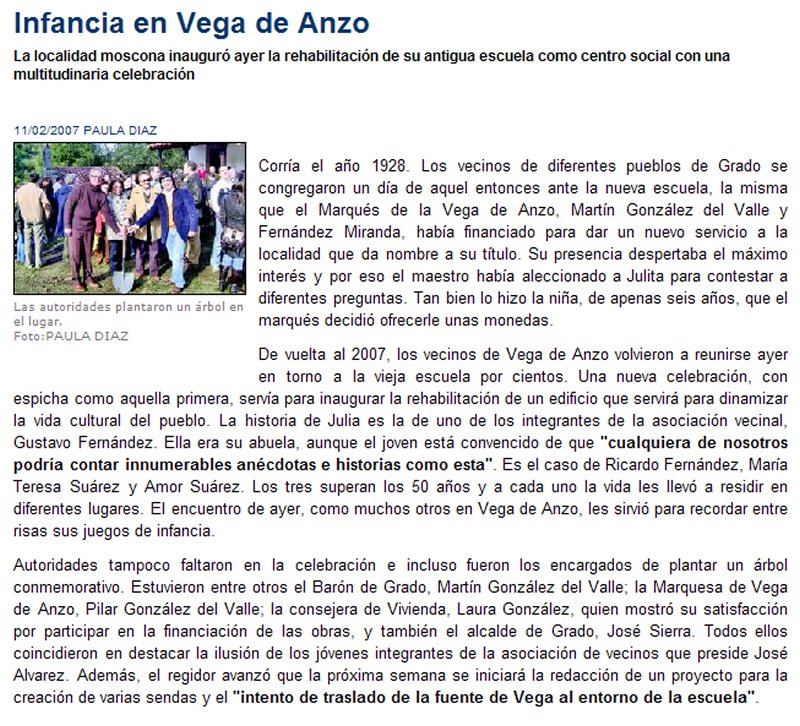 La inauguración de la Asociación - zz_lavoz_110207